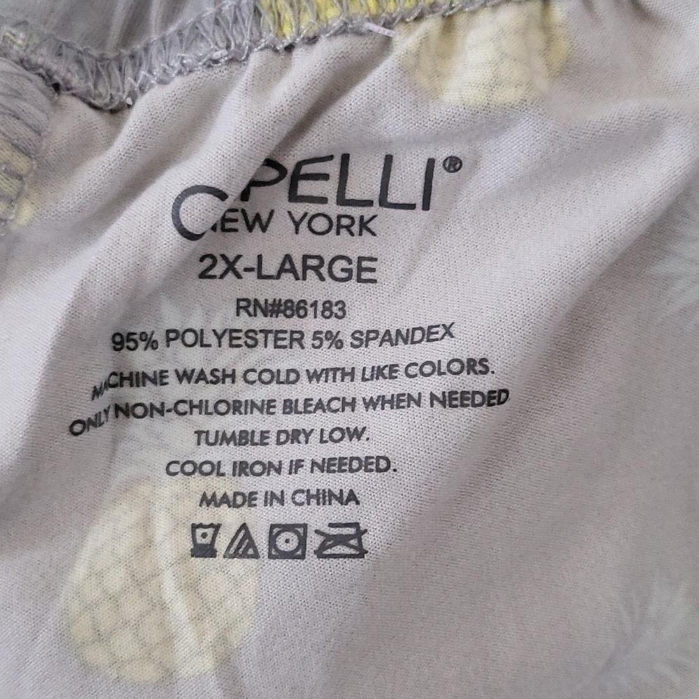 Capelli of New York mint green and gray pineapple capri sleep set NWT - Picture 7 of 7
